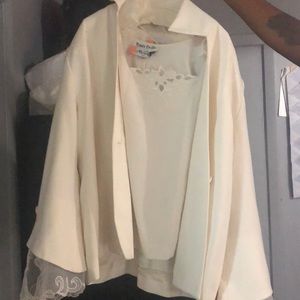 Dress top with shirt inside